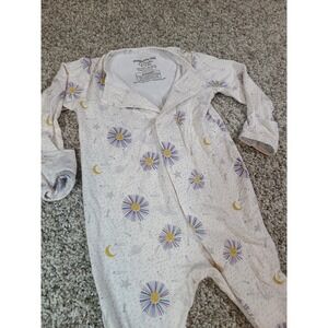 Magnetic Me Footed Sleeper Bamboo Romper Soluna Pattern size 0-3m unisex